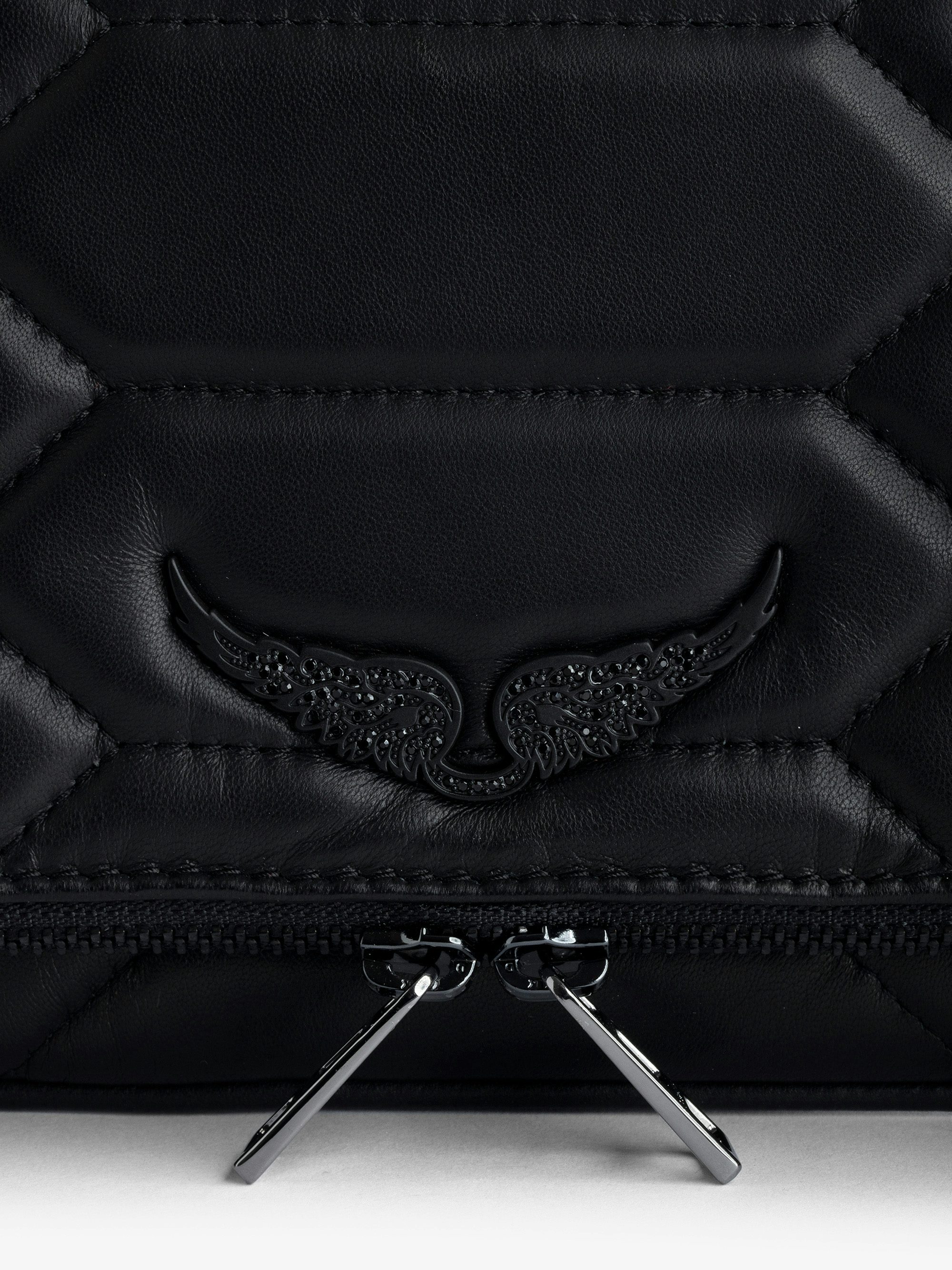 Quilted Rock Clutch - Iconic rock clutch in quilted leather.